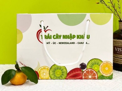 In túi giấy đựng hoa quả nâng tầm giá trị nông sản 4