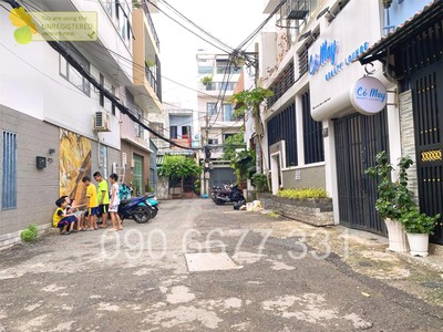 ‼ phường 1 trung tâm bình thạnh - mặt tiền phó đức chính - 4 tầng vuông vức - giá mặt hẻm 0