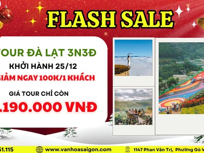 Tour Đà Lạt 3N3Đ - SGC Tourist 0