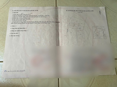 Bán 91,2m2 đất thổ cư chính chủ ngay trung tâm phường long hương, tp. bà rịa, bà rịa vũng tàu. 1