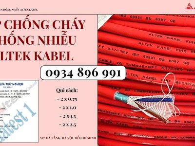 Cáp Chống Cháy Chống Nhiễu 2x2.5 Mm2 Giao Ngay Cần Thơ, Đồng Nai, Long An. 2