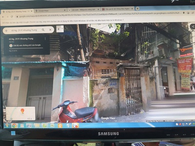 Cần bán nhà đất diện tích đất 46,5m2 mặt tiền 4m có nhà 2 tầng cũ 2