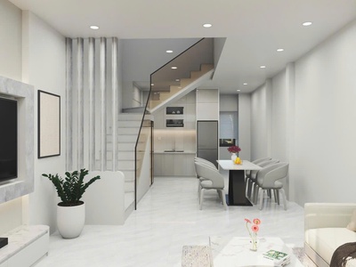 Nhà đẹp 2 tầng 2 mặt tiền hẻm ô tô hải đức full nội thất giá 4,5 tỷ 1