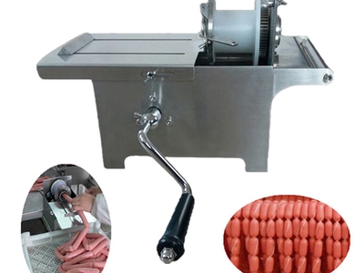 Máy buộc chỉ xúc xích quay tay - tiết kiệm chi phí 0