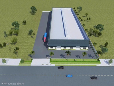 Cho thuê nhà xưởng 6.500m  ngoài kcn bến cát, bình dương   xưởng mới 100, pccc tự động 1