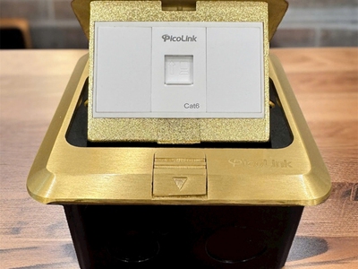 Ổ cắm mạng âm sàn RJ45. RJ11, HDMI, VGA, Nhân Điện, Audio, Quang giá tốt hàng dự án PICOLINK 3