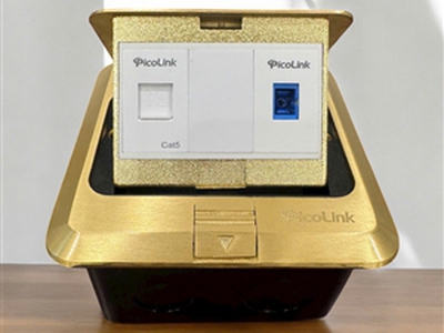 Ổ cắm mạng âm sàn RJ45. RJ11, HDMI, VGA, Nhân Điện, Audio, Quang giá tốt hàng dự án PICOLINK 8