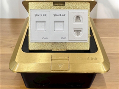 Ổ cắm mạng âm sàn RJ45. RJ11, HDMI, VGA, Nhân Điện, Audio, Quang giá tốt hàng dự án PICOLINK 12
