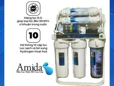 Máy lọc nước RO Amida cao cấp đặt gầm AM-10 đánh bay nổi lo nước bẩn 0