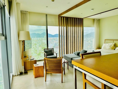 Bán căn Studio Fusion Suites Đà Nẵng. Cho thuê 20-30 tr/thang. Sổ sẵn bàn giao full nội thất 3