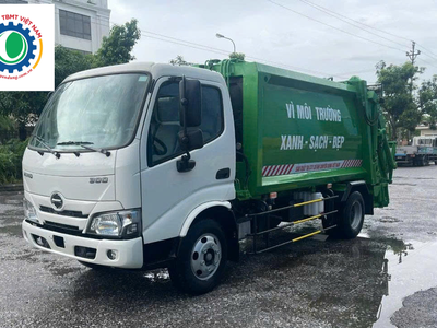 Xe cuốn ép rác 1