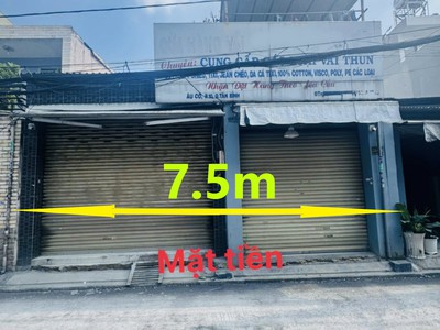Cần bán nhanh, giảm 1.3 tỷ. bán nhà 7.5x19.5m, hẻm 8m âu cơ thông ni sư huỳnh liên 0
