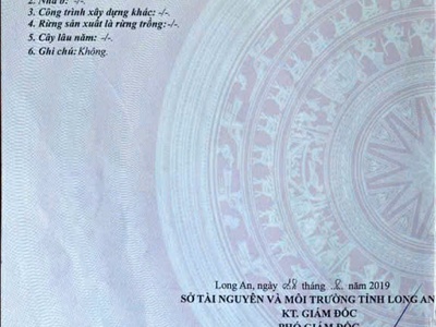 Bán 166,5m2 đất thổ cư chính chủ mặt tiền đường nhựa liên xã long khê - phước vân, cần đước, long an 1