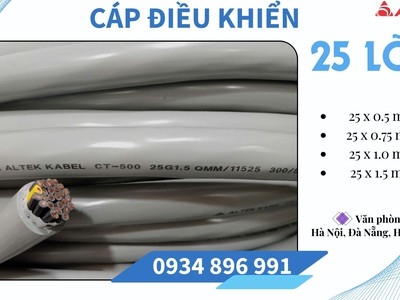 Cáp Điều Khiển 25x0.5 Altek Kabel CT-500 Nghệ An, Quảng Bình, Hà Tĩnh 1