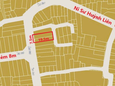 Cần bán nhanh, giảm 1.3 tỷ. bán nhà 7.5x19.5m, hẻm 8m âu cơ thông ni sư huỳnh liên 1