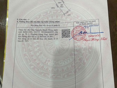 Bán đất hải thành 1   99m  ngang 5,1m   giá 4.x tỷ  đường nhựa 8m hiếm khu vực   hàng đầu tư trung 0