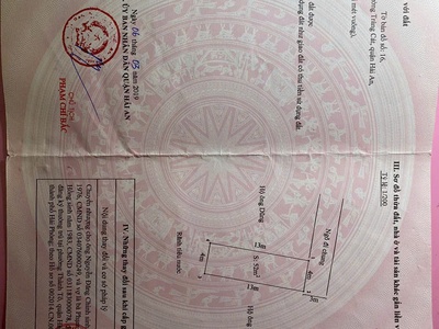 Cần bán lô đất 52m  khu phân lô ngõ 219 cát linh, hải an, hải phòng   giá tốt, sổ đỏ chính chủ 2