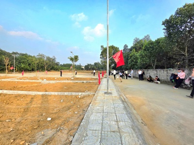 Bán đất thổ cư 100m2 thọ tân, triệu sơn, thanh hóa. mặt tiền tỉnh lộ 506. sổ hồng. giá 350 triệu. 2