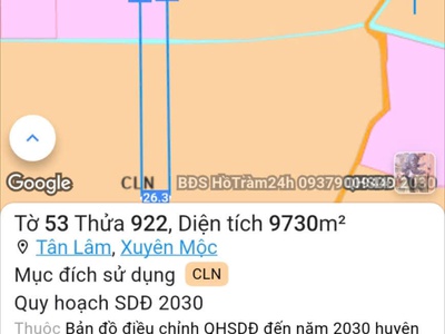 Chủ bán 9700m phủ hồng tân lâm xuyên mộc có 80 thổ cư 1