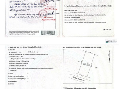 Đất vị trí đẹp- giá đầu tư cần bán nhanh lô đất tại thị trấn yên lập, phú thọ 2