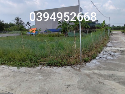 Đất đẹp   giá tốt. cần bán gấp trước 25/12, lô đất đầu tư 2 mặt tiền tại xã phước vân, cần đước, 1