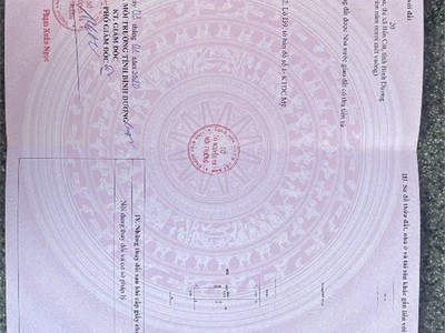 Hot hot - cần bán lô đất  5m ne2 vd4 đường lớn tại phường thới hòa,  thị xã bến cát,  bình dương 0