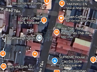 Chính chủ bán nhà mặt tiền phố đào tấn   ba đình 2