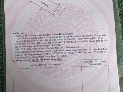 Siêu hiếm đông trầm 80m2 đường 4m fun thổ cư giá chỉ 2 tỷ 4