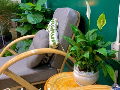 Sofa đơn mây tre 1
