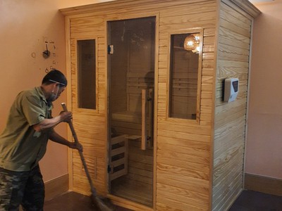 Lắp đặt phòng xông hơi gia đình tại tứ kỳ, hải 1