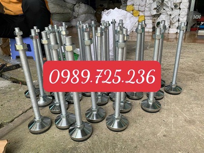 Xưởng sản xuất cơ khí Hà thành chuyên sx Chân tăng chỉnh chịu lực M12 0