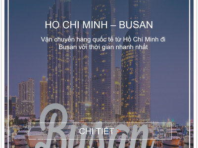 Giá vận chuyển hàng hóa từ Việt Nam đi cảng Busan, Hàn Quốc 0