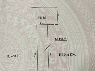 Mặt đường Đà Nẵng - 108m2 - ngang 4,3m - 2 tầng - vỉa hè rộng - giá bán hợp lý 13 tỷ 0