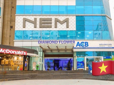 Chung cư -DIAMOND FLOWER- Số 1 Hoàng Đạo Thuý   Giá chỉ 100 triệu/m2. 5