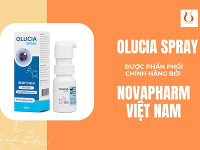 Olucia Spray được phân phối chính hãng bởi Novapharm Việt Nam 0