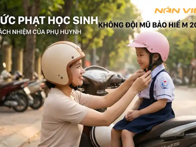 Báo Động 2025: Học Sinh Không Đội Mũ Bảo Hiểm - Phụ Huynh Mất Tiền, Con Bị Hạ Hạnh Kiểm 0