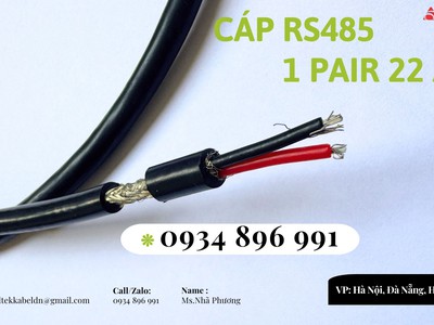 Cáp Truyền Thông Rs485 1 Pair 22 Awg Bình Dương, Long An, Cần Thơ. 0
