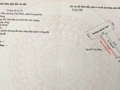 Đất đường 10m tân thành   giá hiếm khu dương kinh   phù hợp đầu tư  zalo 0567 222 555 0