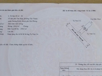 Bán lô đất tân thành   dương kinh   giá 2,x tỷ  ngõ thông 5m  hàng hiếm khu dân cư  zalo 0567 222 0