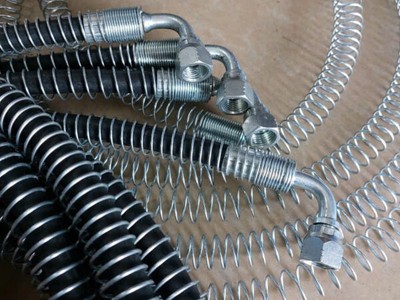 Lò xo nhựa, lò xo sắt bọc ống thuỷ lực chất lượng cao 5