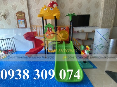 Cầu trượt cho bé, cầu trượt liên hoàn, cầu trượt xích đu 5