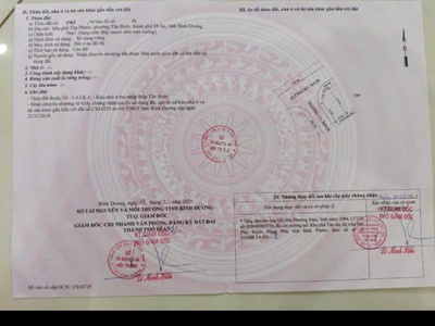 Nhà chính chủ - lô góc 2 mặt tiền khu phố tân phước, phường tân bình, tp dĩ an, bình dương 1