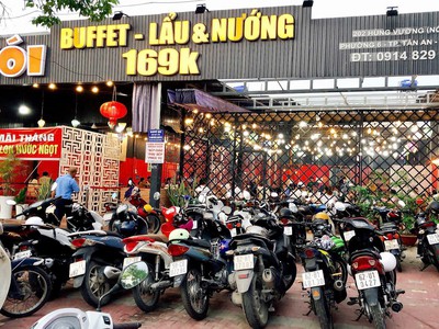 Chính chủ sang mặt bằng hoặc sang quán buffet   mặt tiền siêu hot tại tân an, long an 2