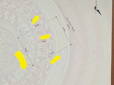 Bán lô đất biệt thự Thiên Phú, ph Tứ Minh, TP HD, 198m2, mt 12m, vị trí đẹp, giá 4x tr/m2 3
