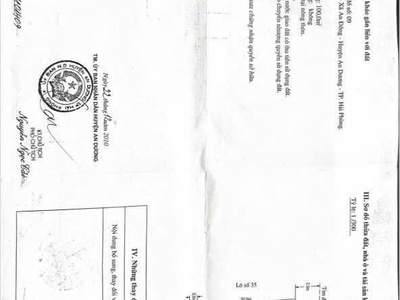 Bán lô đất khu phân lô Vĩnh Khê, An Đồng ngay đường Hoàng Thế chung 0