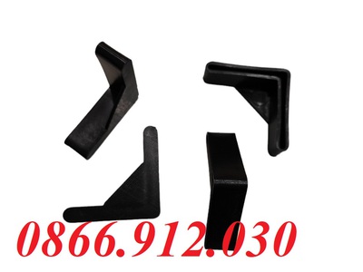 Chụp nhựa chân V cho bàn ghế, kệ sắt chữ V 8