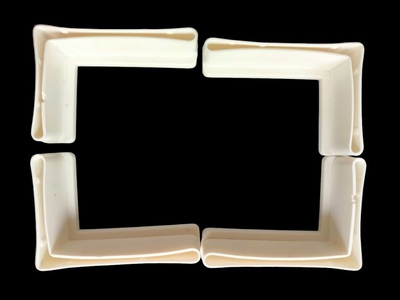 Chụp nhựa chân V cho bàn ghế, kệ sắt chữ V 9