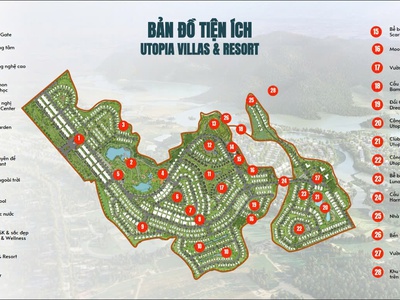 Đầu tư sinh lời chỉ từ 38tr/1m2 tại khu nghỉ dưỡng cao cấp Utopia Villas and resort Hoà Bình 3