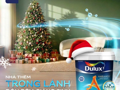 Sơn nước Dulux   5 lý do làm mới tổ ấm mùa Giáng Sinh 0