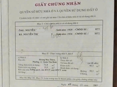 Giảm 700tr, bán nhà hoàng hoa thám, ngay cổng nhà ga t3   hẻm 9m khu cao tầng   còn 7.9 tỷ 4